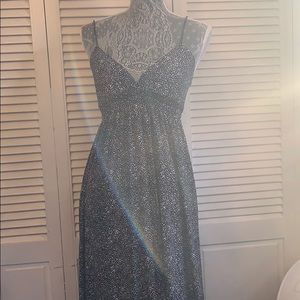 Black and white speckled maxi